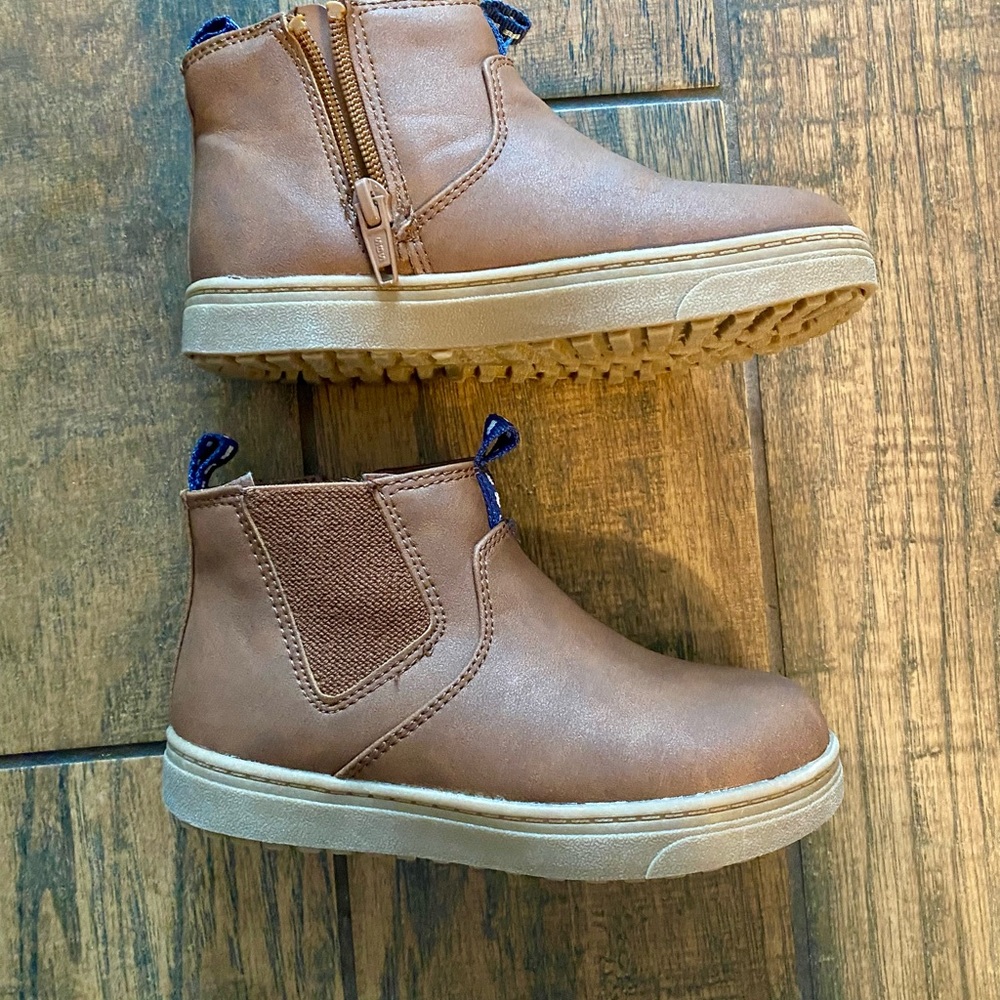 NWOT Cat & Jack Tan Kids Boots 11 Toddler